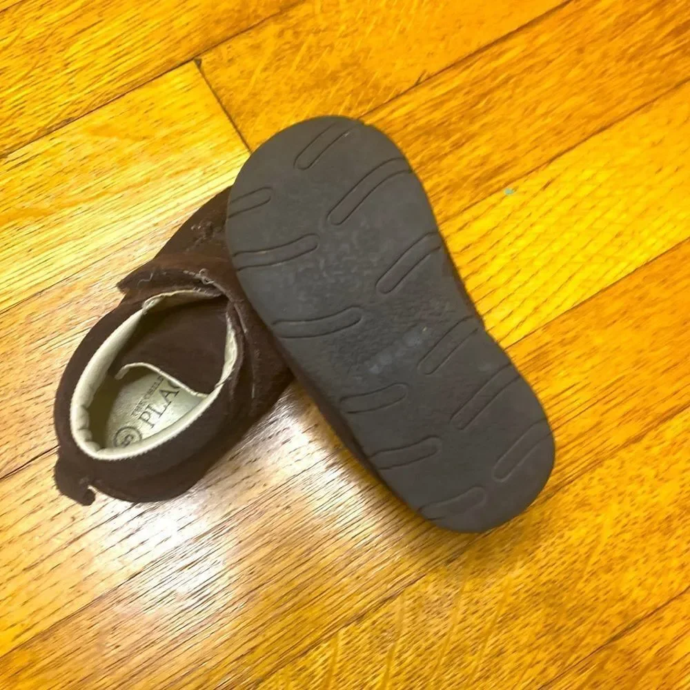 3/$15 Brown Swede/Genuine Leather Shoes